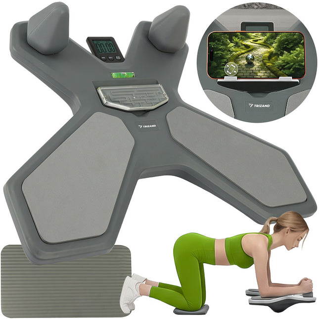 Balance Board met teller, omkeerbaar paneel, waterpas