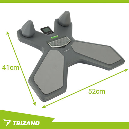 Balance Board with Counter, Reversible Panel, Spirit Level