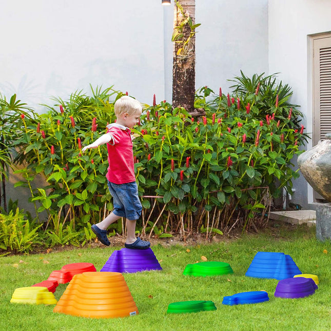 Balance Stepping Stones, Pack of 11 - Indoor/Outdoor Use