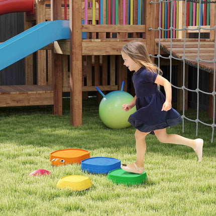 Balance Stones for Kids, 5 Pcs, Non-Slip, Ages 2-8