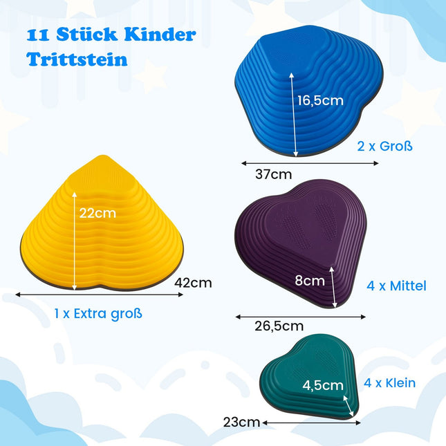 Balance Stones for Kids – Non-Slip, Indoor & Outdoor Play
