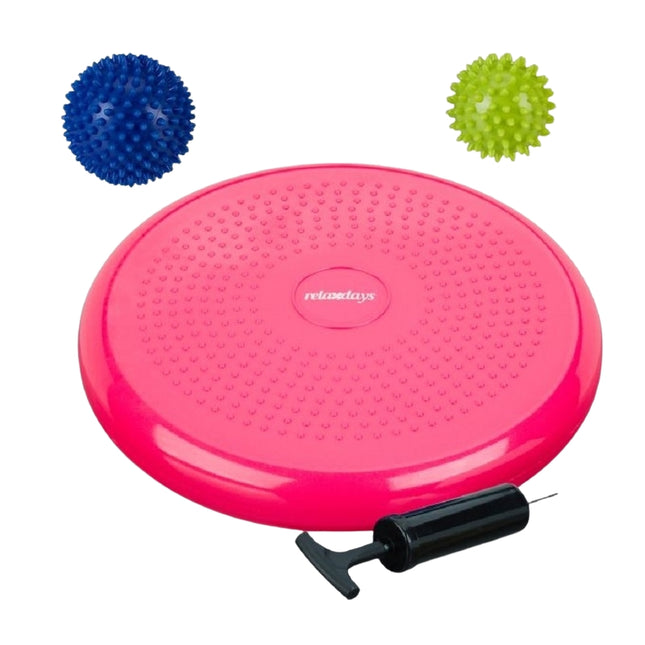 Balanskussen met 2 massageballen