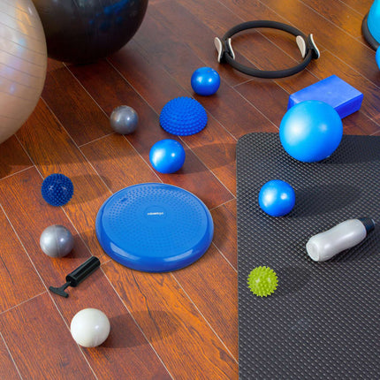 Balance cushion with 2 massage balls
