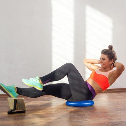 Balance cushion with 2 massage balls