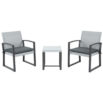 Balcony furniture set - Steel frame, cushions included