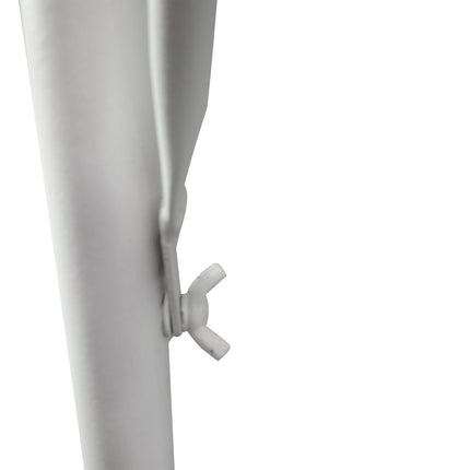 Height-adjustable White metal Balcony hanging table