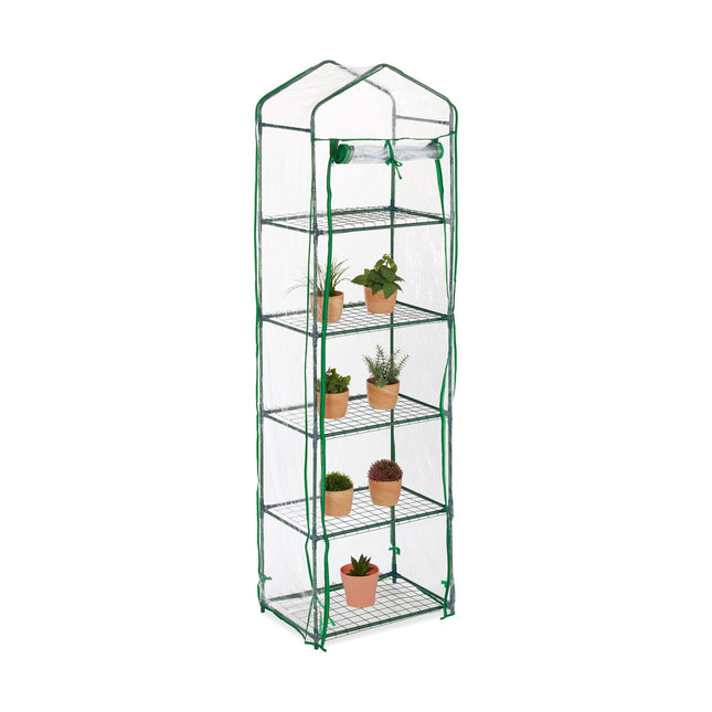 Balcony greenhouse with PVC film