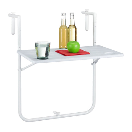 Balcony table hanging white