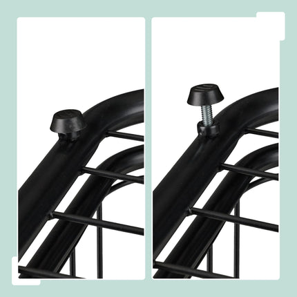 Ball Rack with Basket – 7 Shelves, Metal Storage