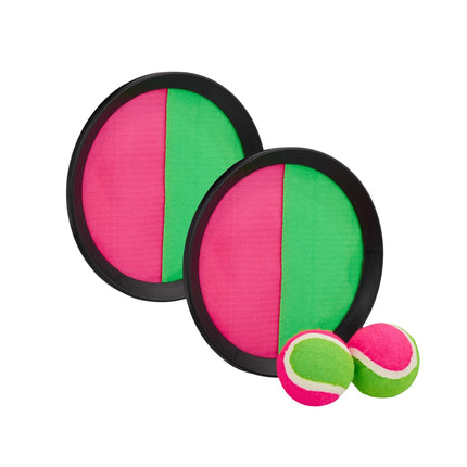 Ball game with velcro