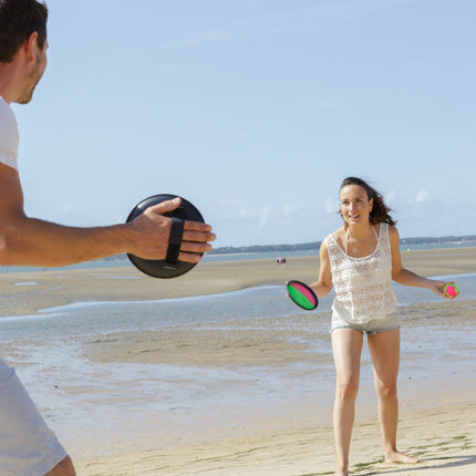 Ball game with velcro