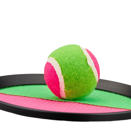 Ball game with velcro