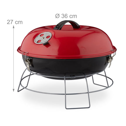 Ball grill portable