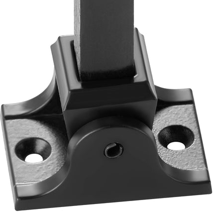 Baluster Shoes, 1/2 In Square, Adjustable Slant, Black 50 Pack