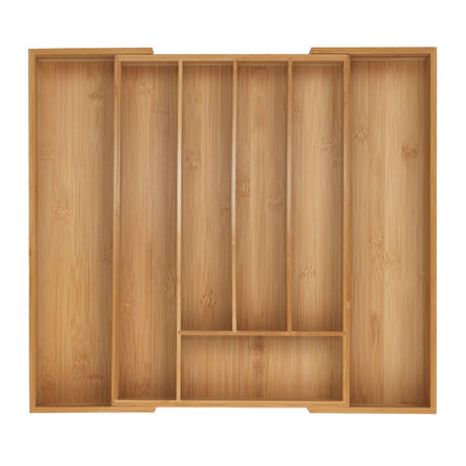 Bamboo Adjustable Cutlery Tray for Drawers