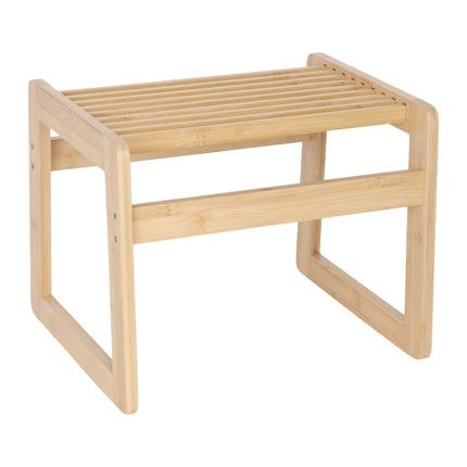 Bamboo Bathroom Stool – Seating & Storage Solution