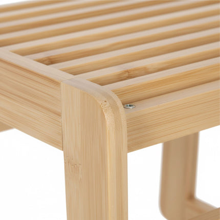 Bamboo Bathroom Stool – Seating & Storage Solution