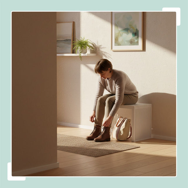 Bamboe bank - Minimalistisch, rugloos, compact ontwerp