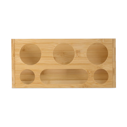 Bamboo Bottle Drying Rack for 3 Bottles