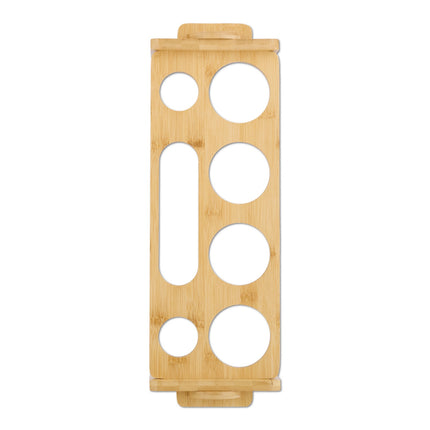 Bamboo Bottle Drying Rack for 4 Bottles