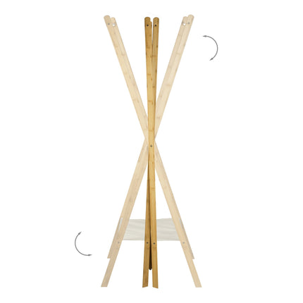 Bamboo Clothes Stand