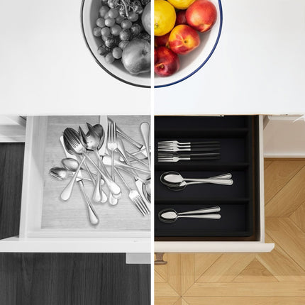 Bamboo Cutlery Tray – 6 Compartments, Drawer Organizer