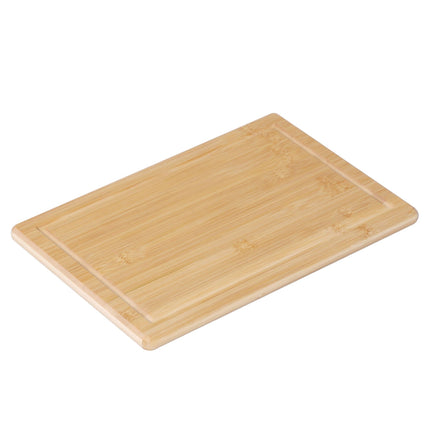 Bamboo Cutting Board with Juice Groove and Non-Slip Feet