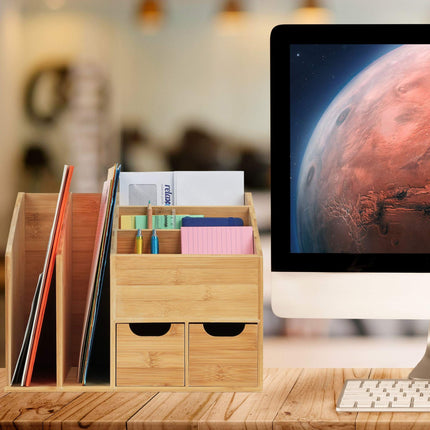 Bamboo Desk Organiser