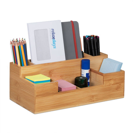 Bamboo Desk Organiser