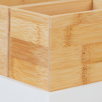 Bamboo Desk Organiser Set – 4 Pieces