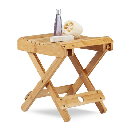 Bamboo Folding Footstool