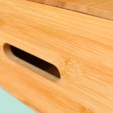 Bamboo Kitchen Storage Box Set – Potato, Onion, Garlic