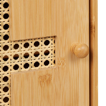 Bamboo Medicine Cabinet with 2 Compartments