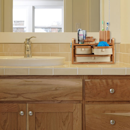 Bamboo Mini Chest of Drawers – 3-Drawer Storage Organizer