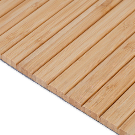 Bamboo Sofa Arm Tray with Non-Slip Pads