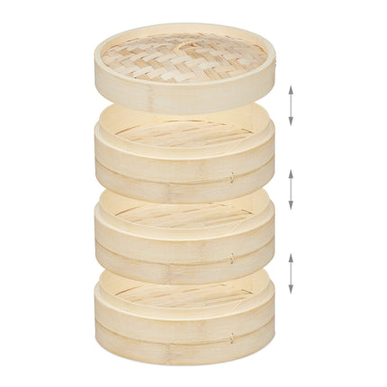 Bamboo Steamer 3 Tier