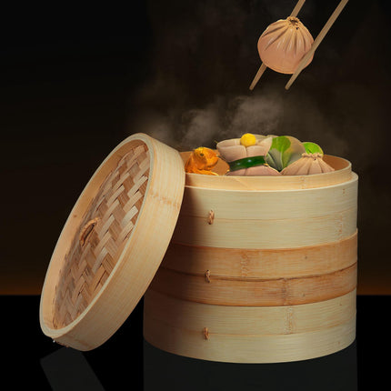 Bamboo Steamer 3 Tier