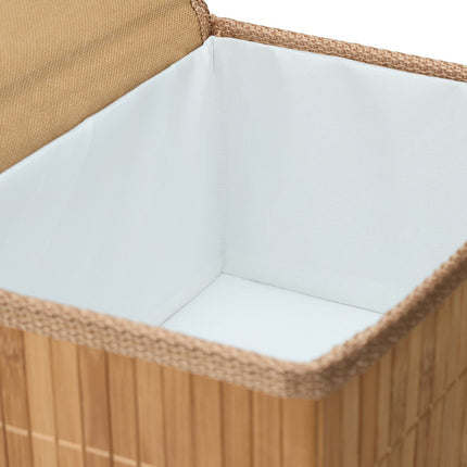 Bamboo Storage Boxes Set of 2 – Multipurpose with Lids