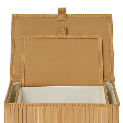 Bamboo Storage Boxes Set of 2 – Multipurpose with Lids