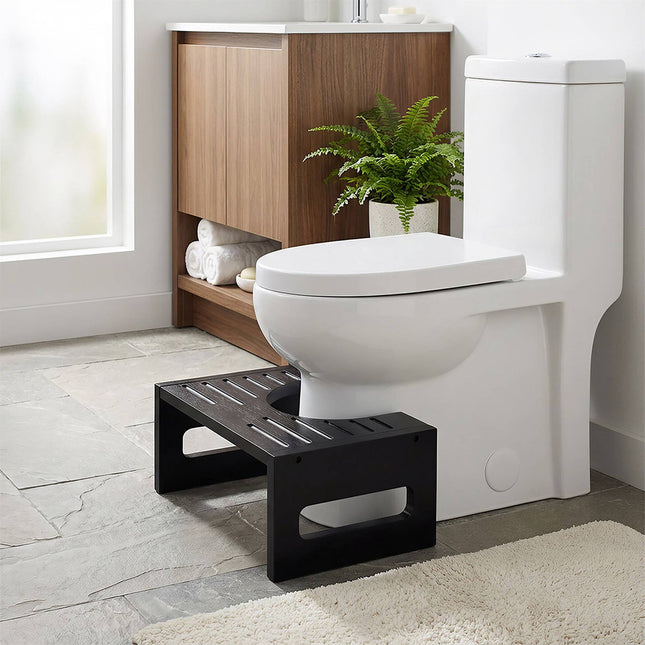 Bamboo Toilet Step Stool – Promotes Healthy Bowel Movements