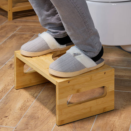Bamboo Toilet Stool – Supports Healthy Bowel Movements