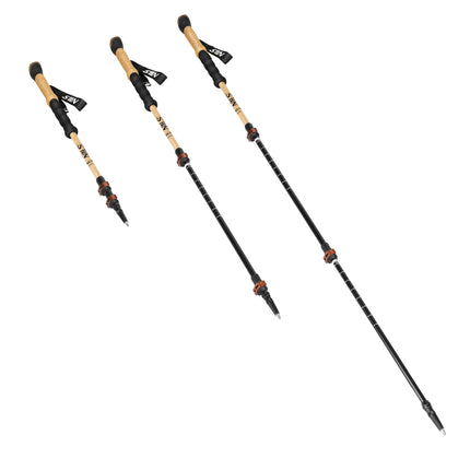 Bamboo Trekking Poles – Lightweight, Adjustable, Pair