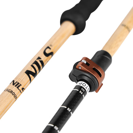 Bamboo Trekking Poles – Lightweight, Adjustable, Pair