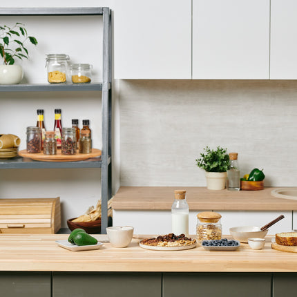 Bamboo Turntable – 360° Rotating Serving Tray