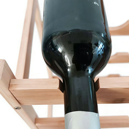 Bamboo Wine Rack for Kitchen, Living Room, Home Bar