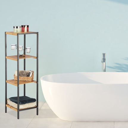 Bamboo and Steel Shelf