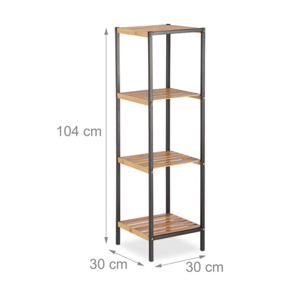 Bamboo and Steel Shelf