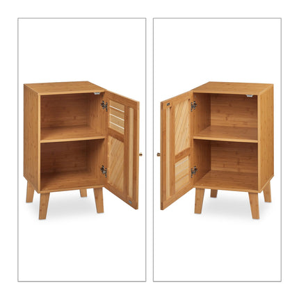 Bamboo bathroom cabinet