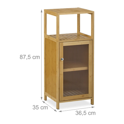 Bamboo bathroom cabinet