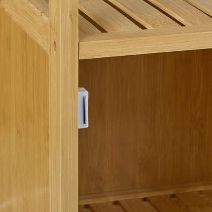 Bamboo bathroom cabinet